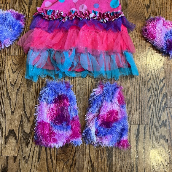 Toddler Girl Dizzy Lizzie Monster Halloween Costume - Picture 4 of 5